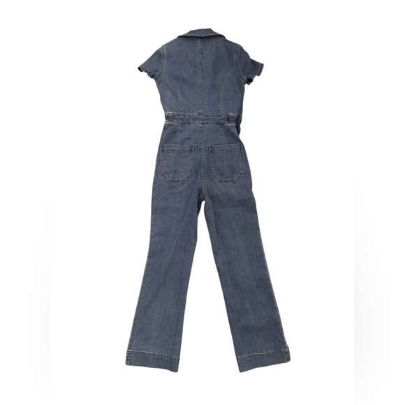 NWT Show Me Your Mumu Emery Denim Jumpsuit French Blue Medium Wash Size Small - Picture 13 of 15